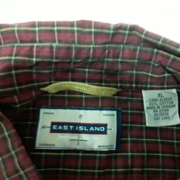 East Island Men’s Button Down Shirt ,  Size XL - Picture 5 of 5